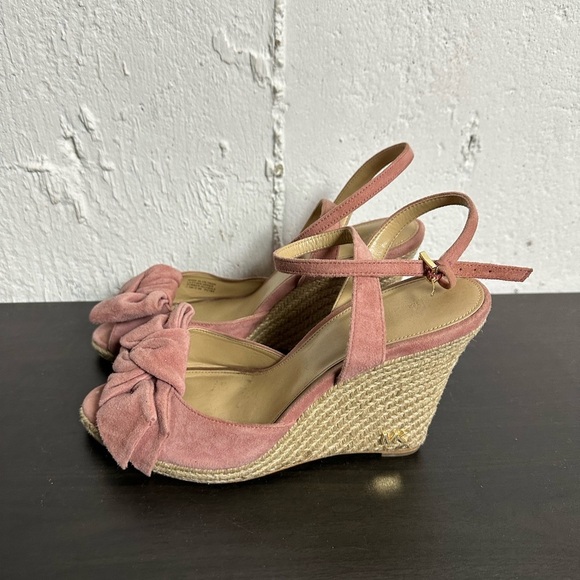 MICHAEL Michael Kors Shoes - Michael Kors Suede  Leather wedgie Size 7.5